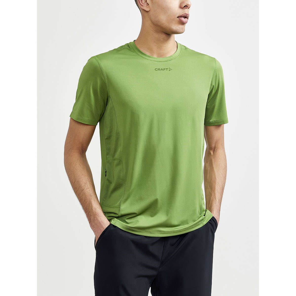 Craft ADV Essence Hardloopshirt Korte Mouwen Lichtgroen Heren