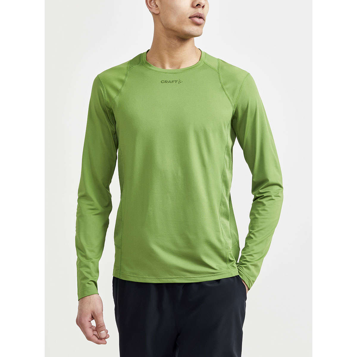 Craft ADV Essence Hardloopshirt Lange Mouwen Lichtgroen Heren