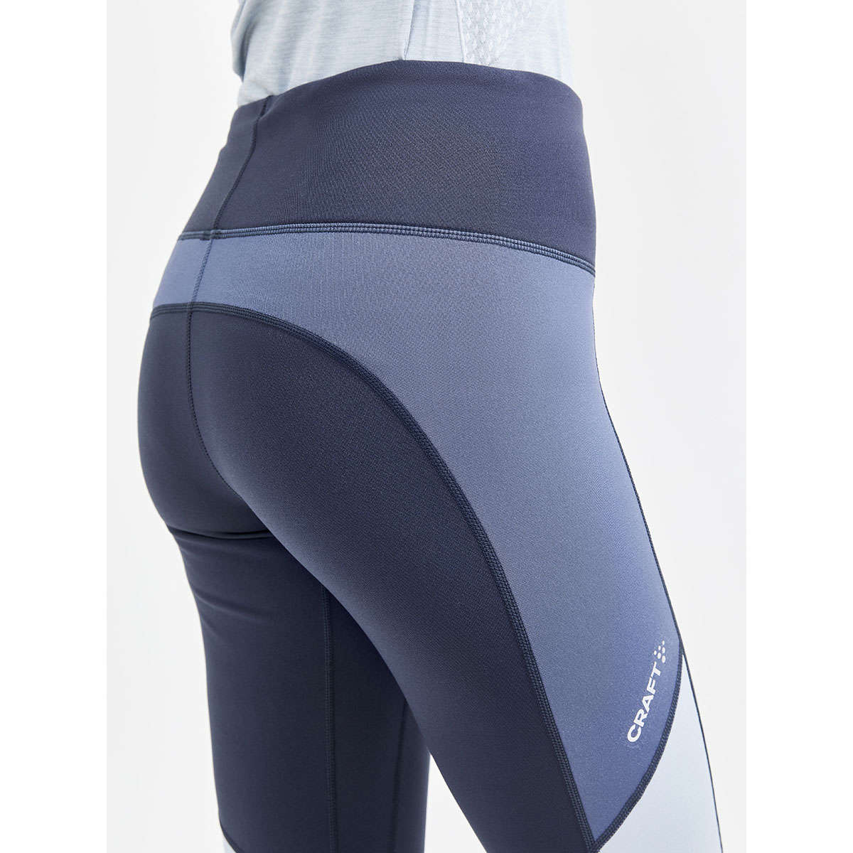 Craft ADV Essence Warm Hardloopbroek Lang Blauw/Grijs Dames