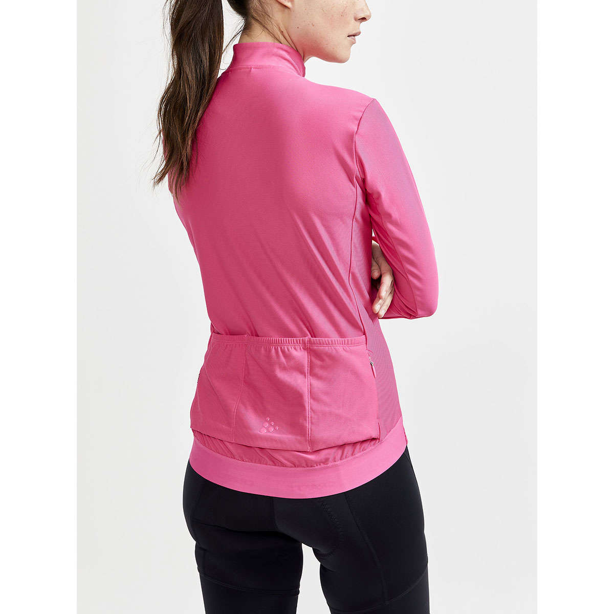 Craft Core Bike Essence Fietsshirt Lange Mouwen Roze/Roze Dames