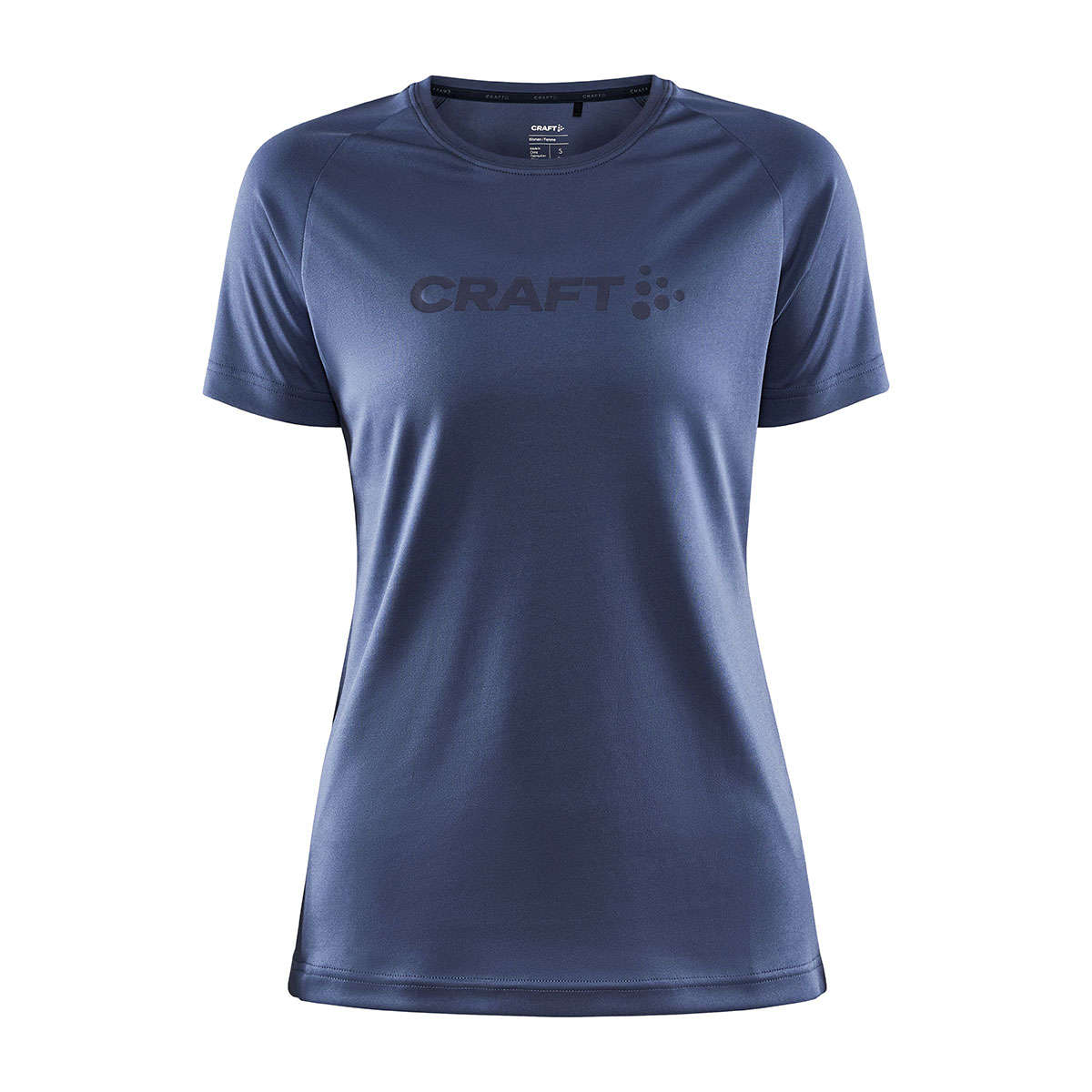 Craft CORE Unify Logo Hardloopshirt Korte Mouwen Blauw Dames