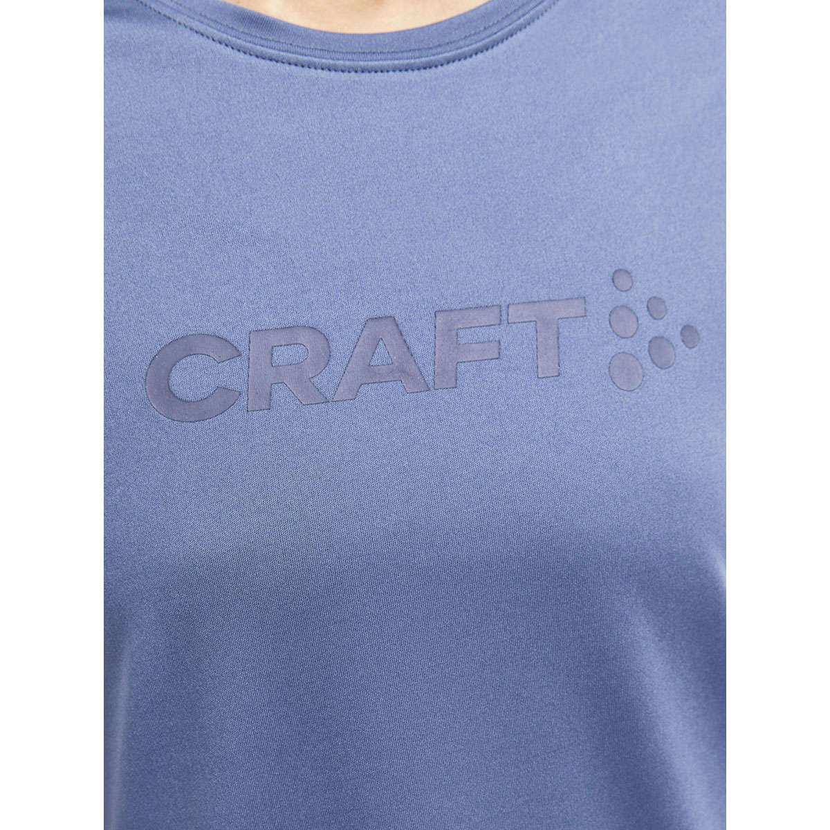 Craft CORE Unify Logo Hardloopshirt Korte Mouwen Blauw Dames