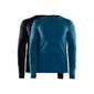 Craft CORE 2-pack Thermoshirt Lange Mouwen Zwart/Blauwgroen Heren