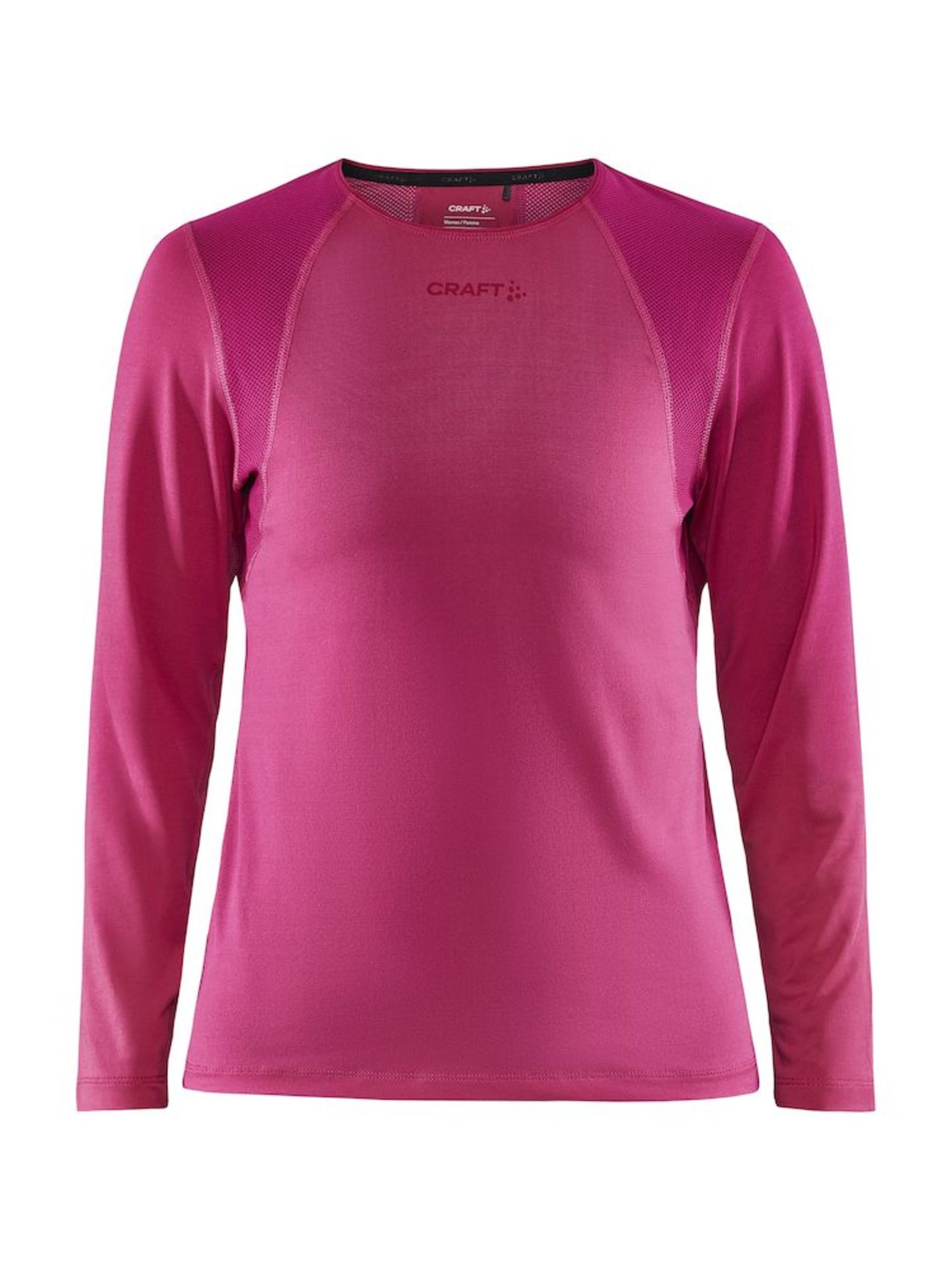 Craft ADV Essence Hardloopshirt Lange Mouwen Donkerroze Dames