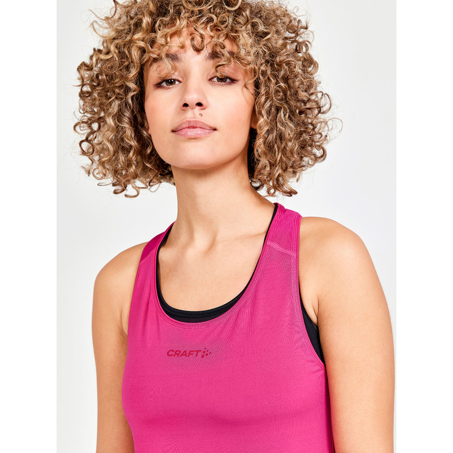 Craft ADV Essence Hardloopshirt Zonder Mouwen Pink Roze Dames