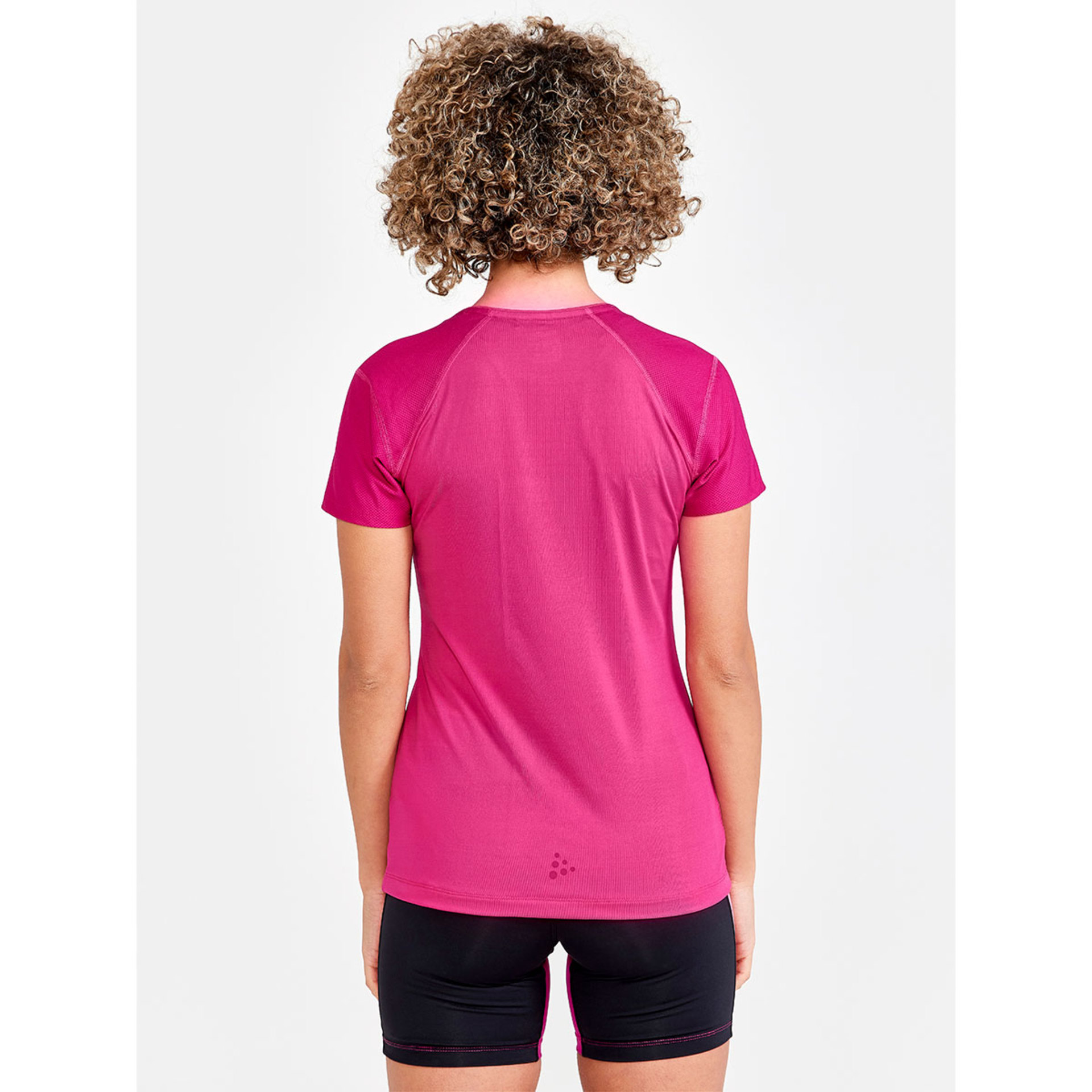 Craft ADV Essence Hardloopshirt Korte Mouwen Donkerroze Dames