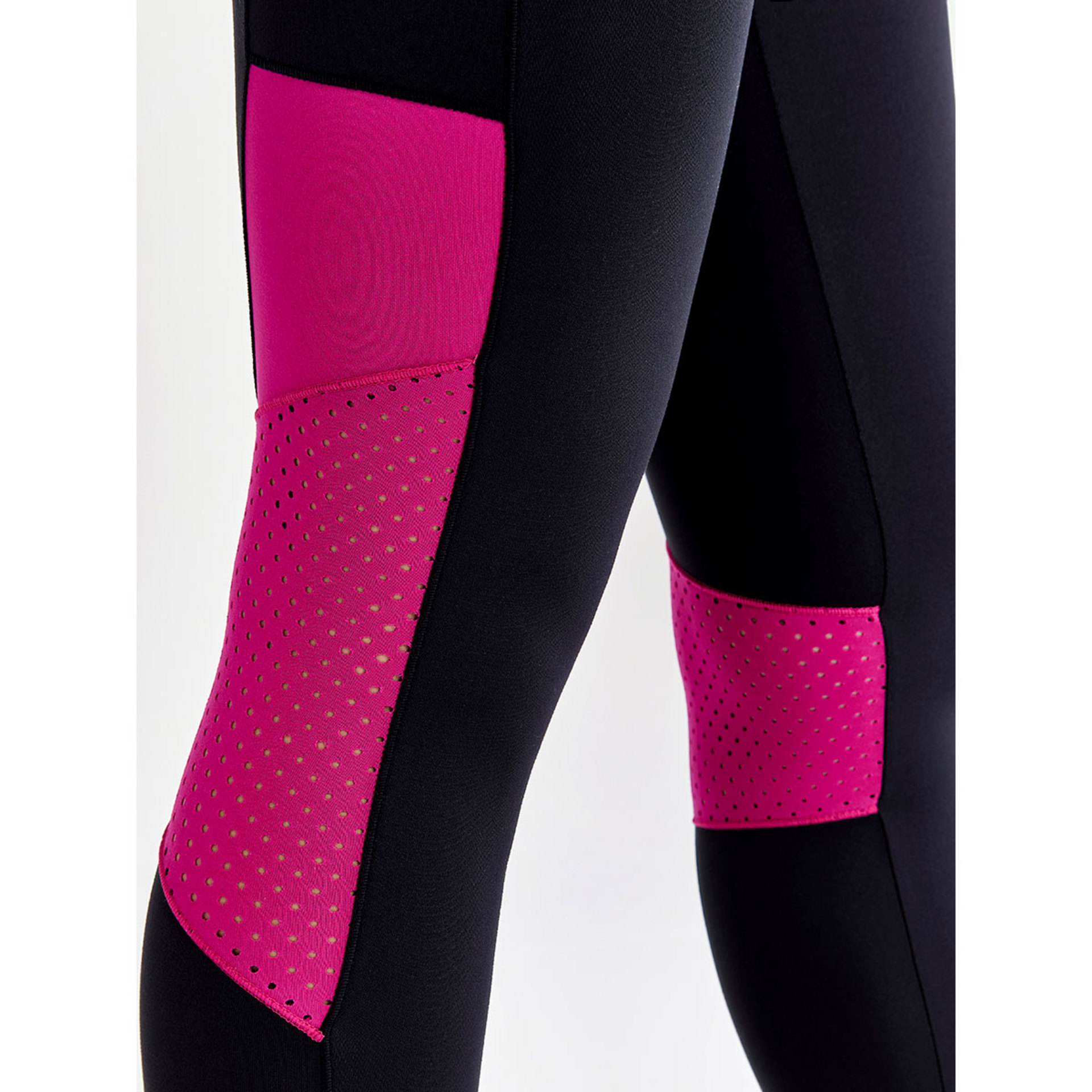 Craft ADV Essence Hardloopbroek Lang Zwart/Roze Dames