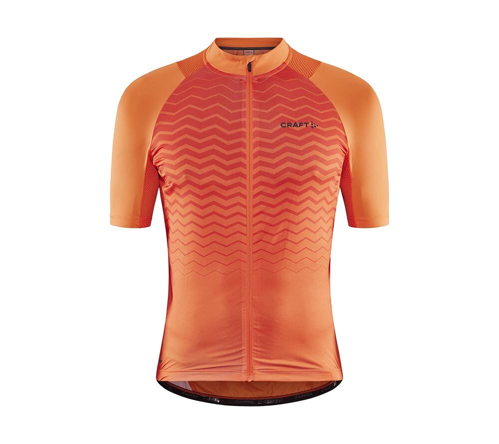 Craft ADV Endurance Fietsshirt Korte Mouwen Oranje Heren