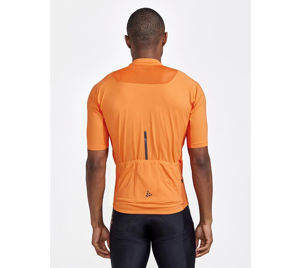 Craft ADV Endurance Fietsshirt Korte Mouwen Oranje Heren