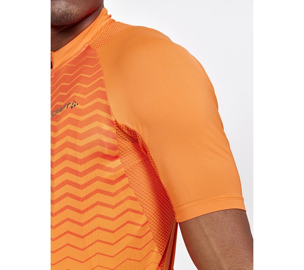 Craft ADV Endurance Fietsshirt Korte Mouwen Oranje Heren