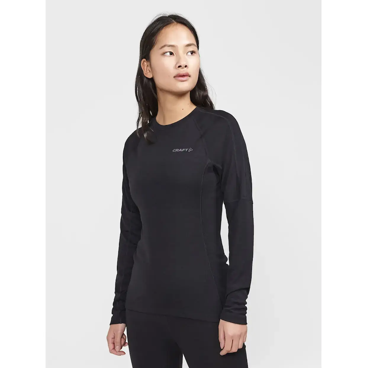 Craft ADV Wool Merino RN Thermoshirt Lange Mouwen Zwart Dames