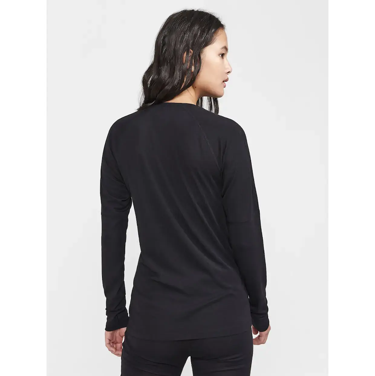 Craft ADV Wool Merino RN Thermoshirt Lange Mouwen Zwart Dames