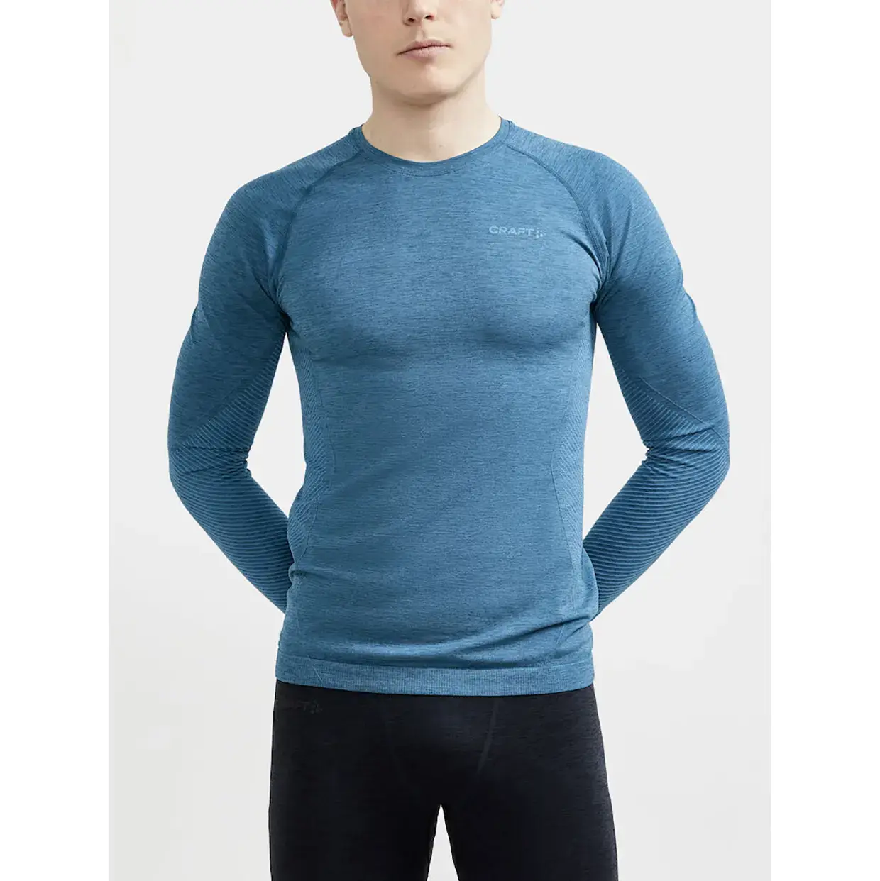 Craft CORE Dry Active Comfort Thermoshirt Lange Mouwen Blauw Heren