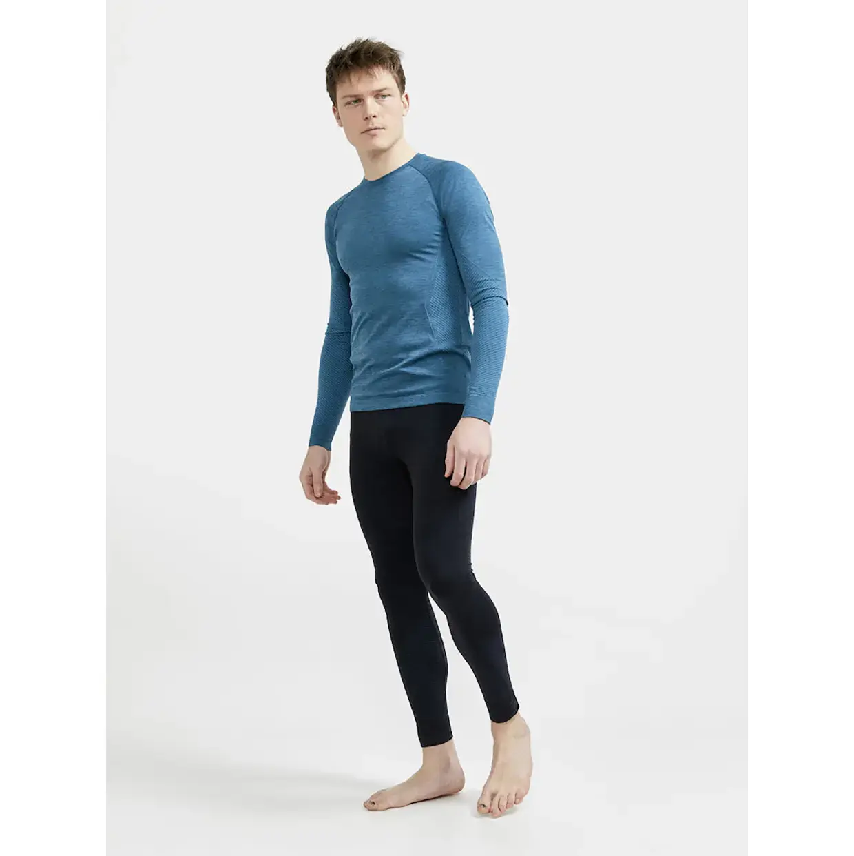 Craft CORE Dry Active Comfort Thermoshirt Lange Mouwen Blauw Heren