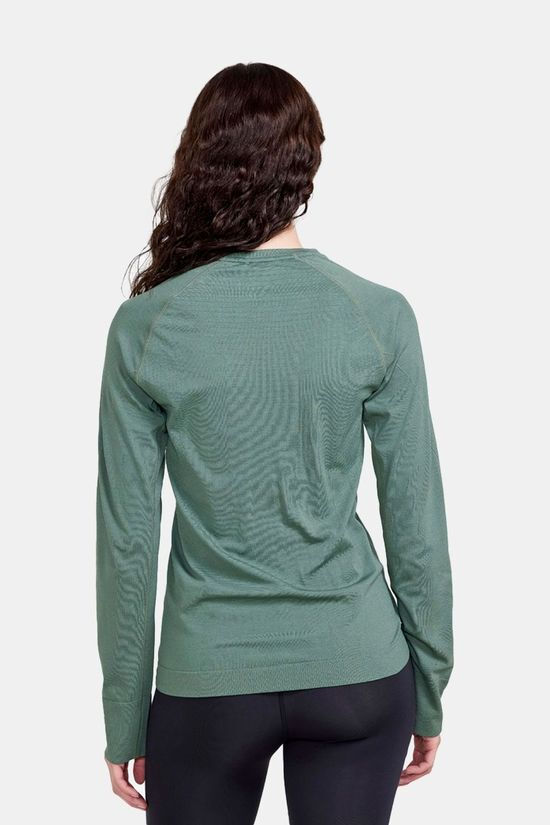 Craft CORE Dry Active Comfort Thermoshirt Lange Mouwen Groen Dames