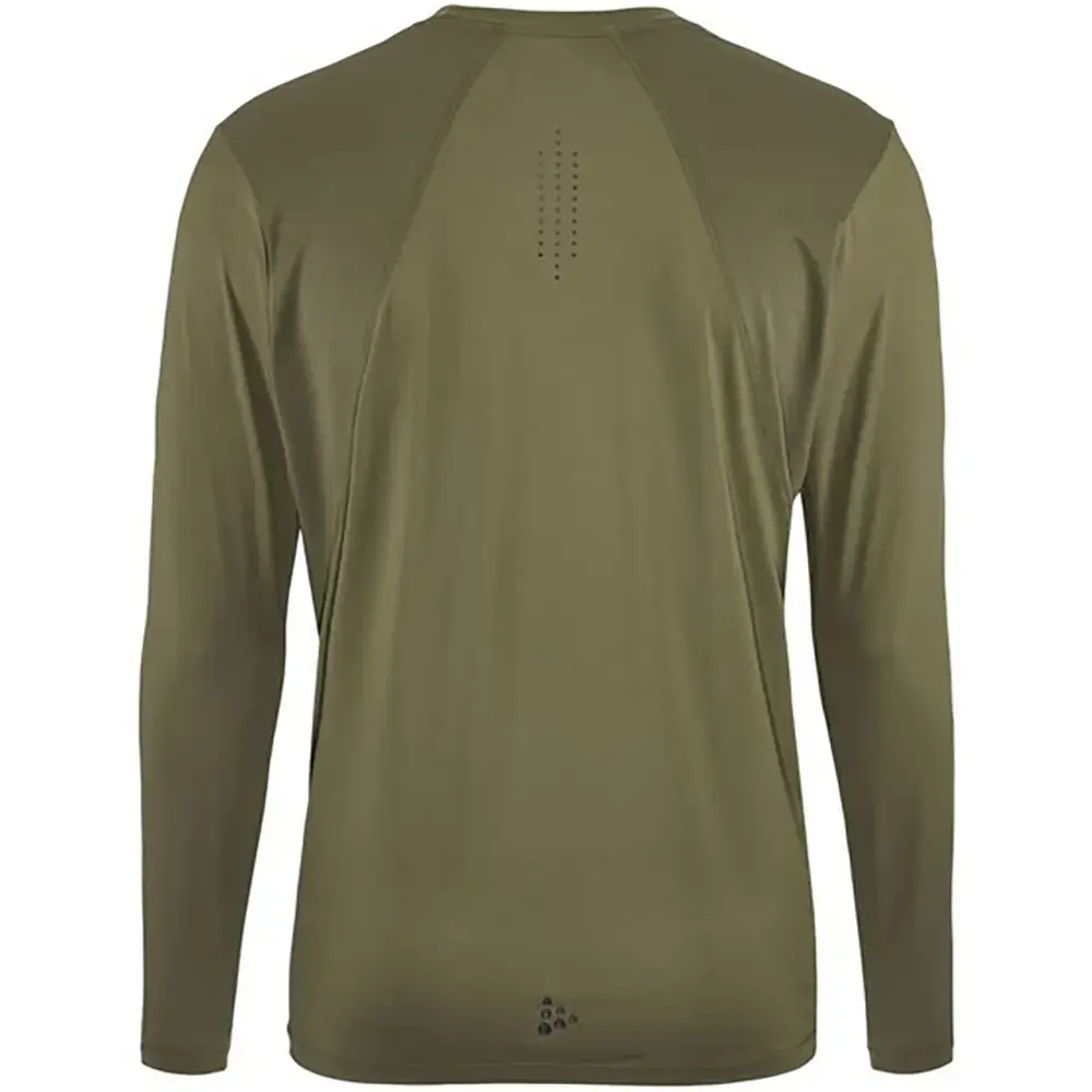 Craft ADV Essence 2 Hardloopshirt Lange Mouwen Groen Heren