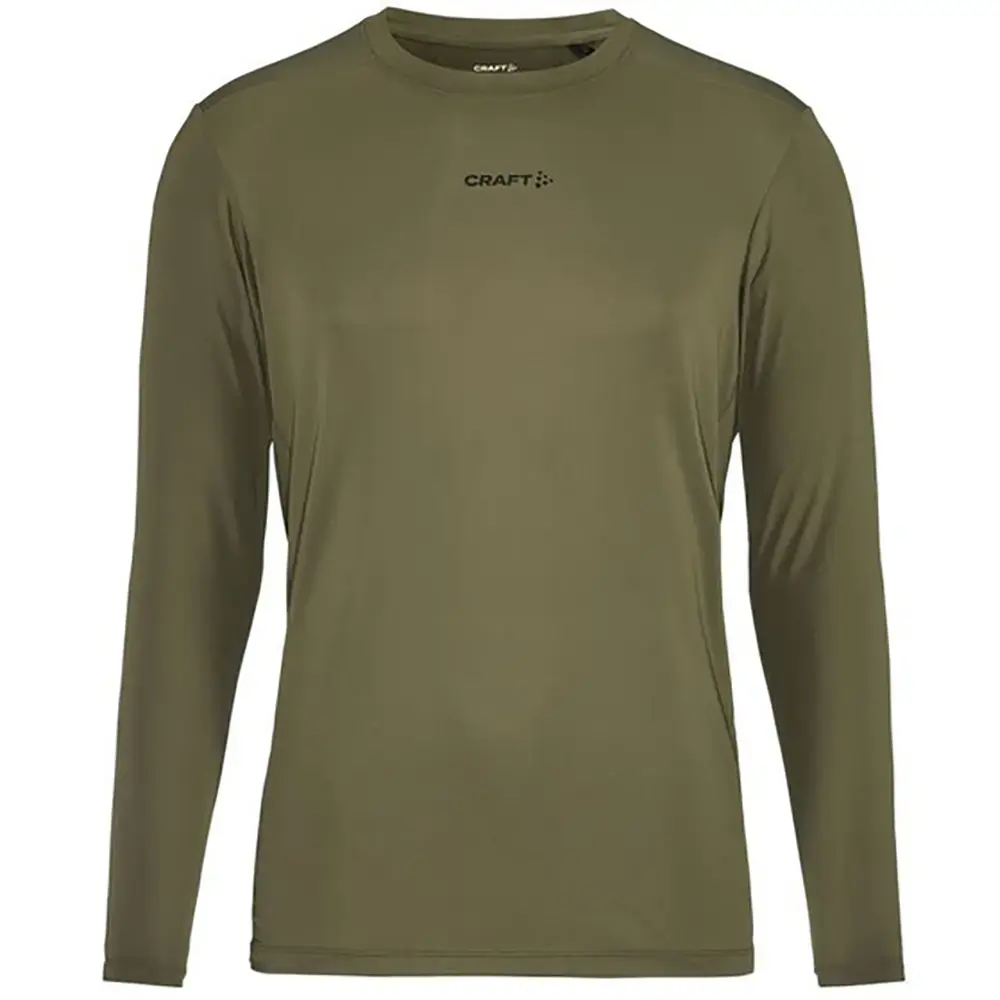 Craft ADV Essence 2 Hardloopshirt Lange Mouwen Groen Heren