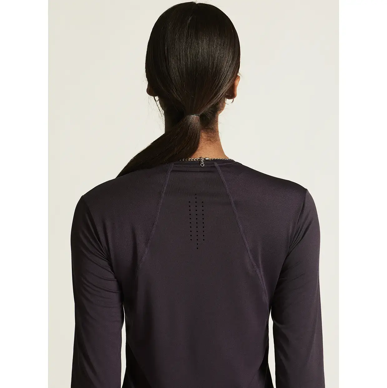 Craft ADV Essence 2 Hardloopshirt Lange Mouwen Donkerpaars Dames