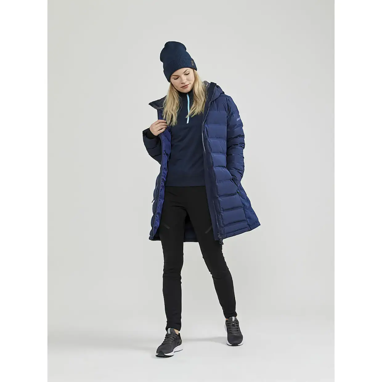 Craft CORE Gain Midlayer Lange Mouwen Donkerblauw Dames