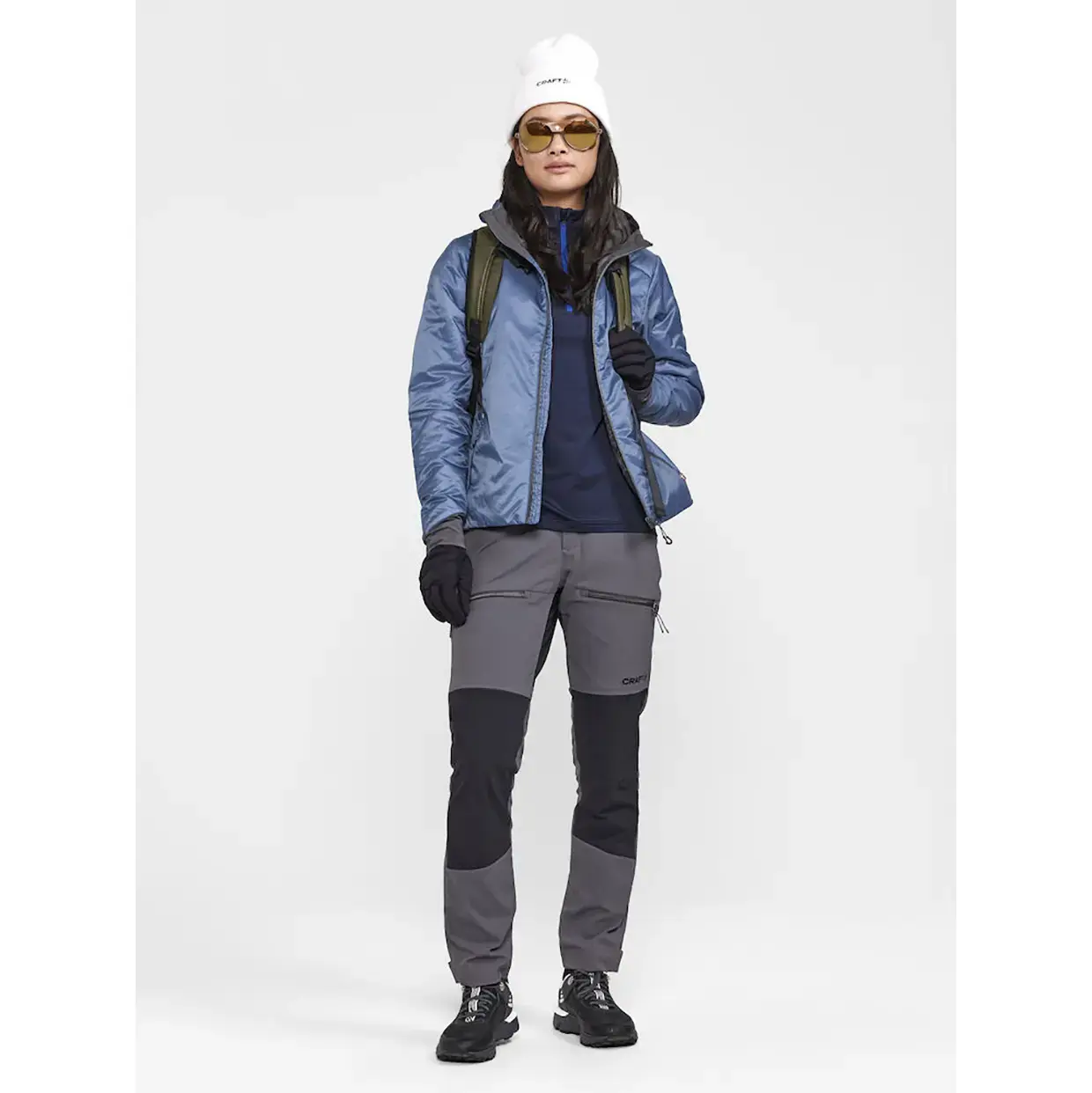 Craft CORE Gain Midlayer Lange Mouwen Donkerblauw Dames