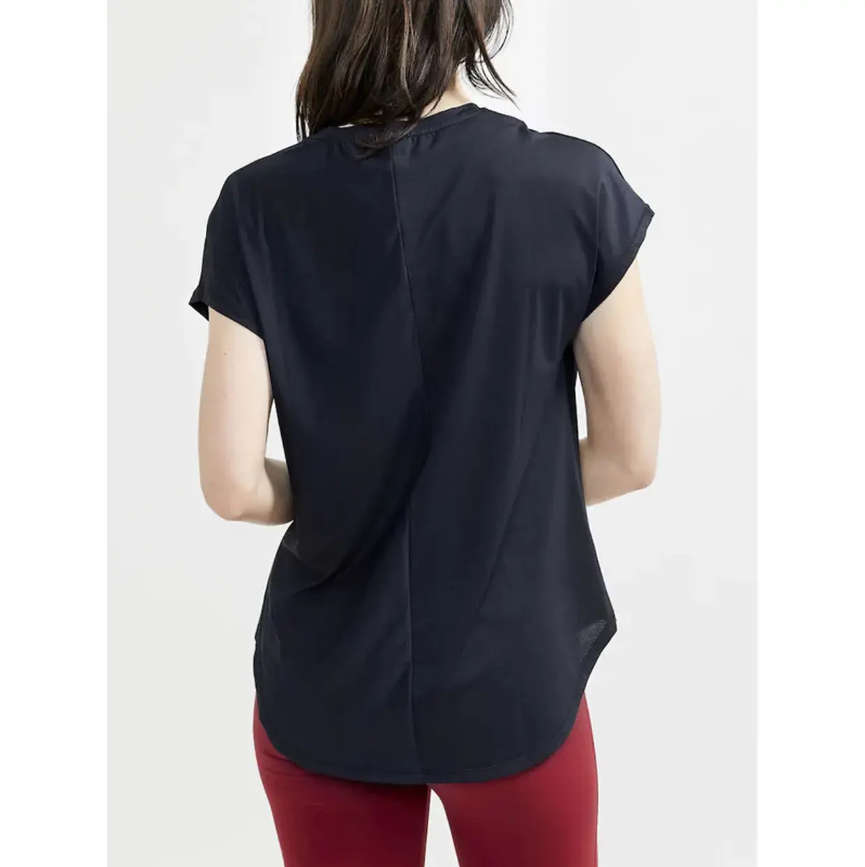 Craft CORE Essence 2 Hardloopshirt Korte Mouwen Zwart Dames