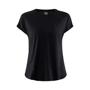 Craft CORE Essence 2 Hardloopshirt Korte Mouwen Zwart Dames