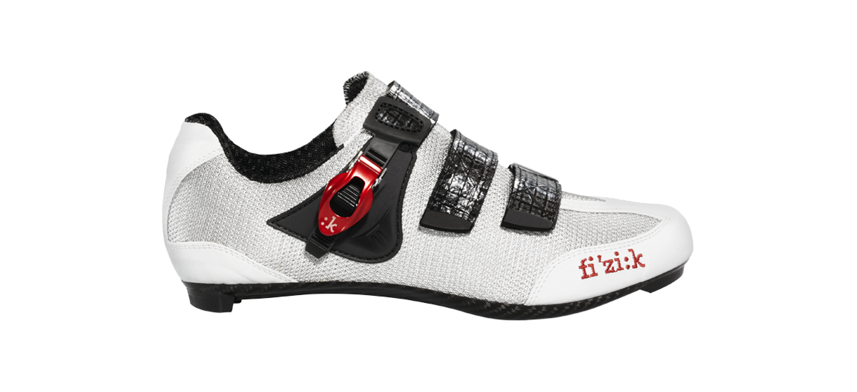 Fizik R3 Uomo Wielrenschoenen Wit/Zwart/Rood Heren