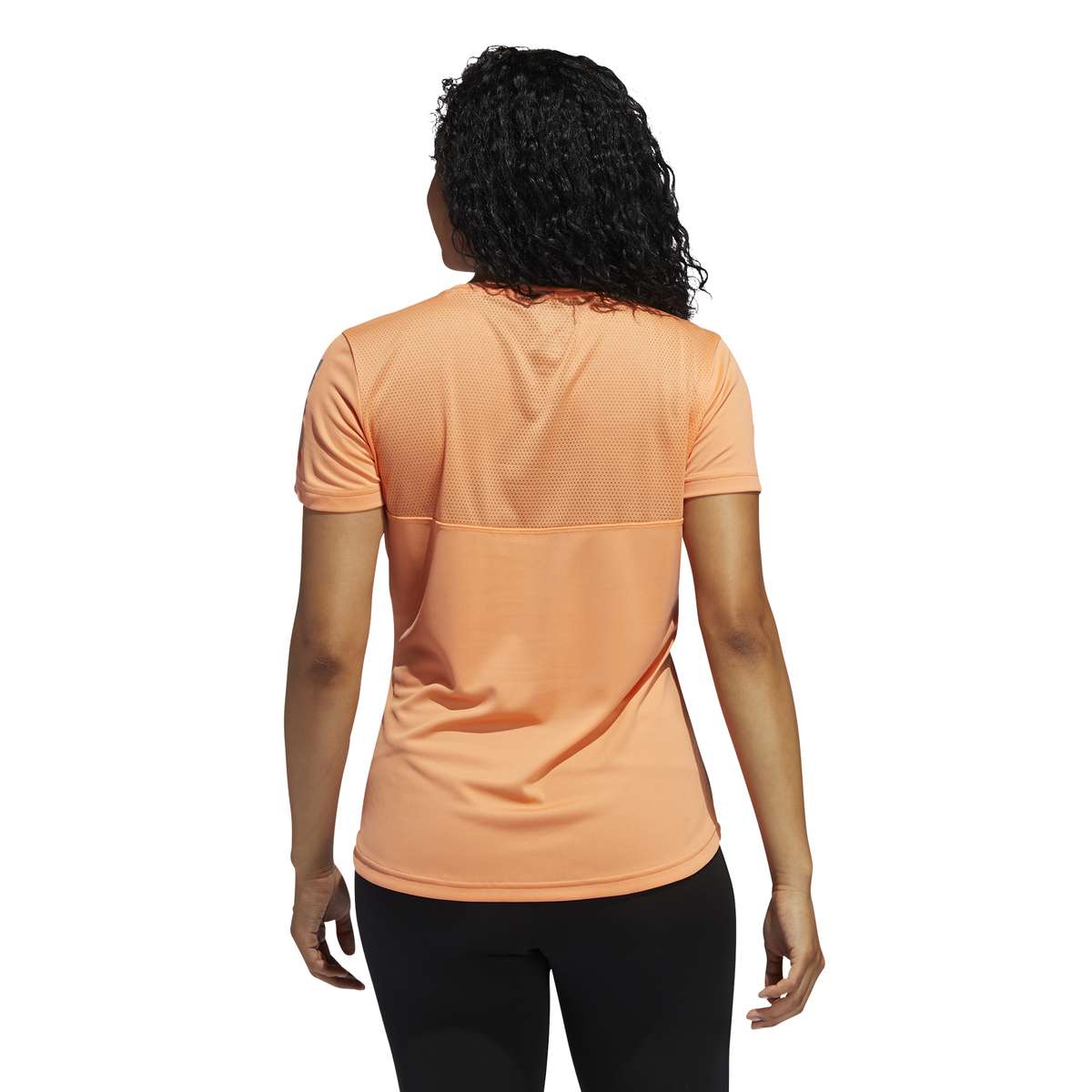 adidas Own The Run Hardloopshirt Korte Mouwen Oranje Dames