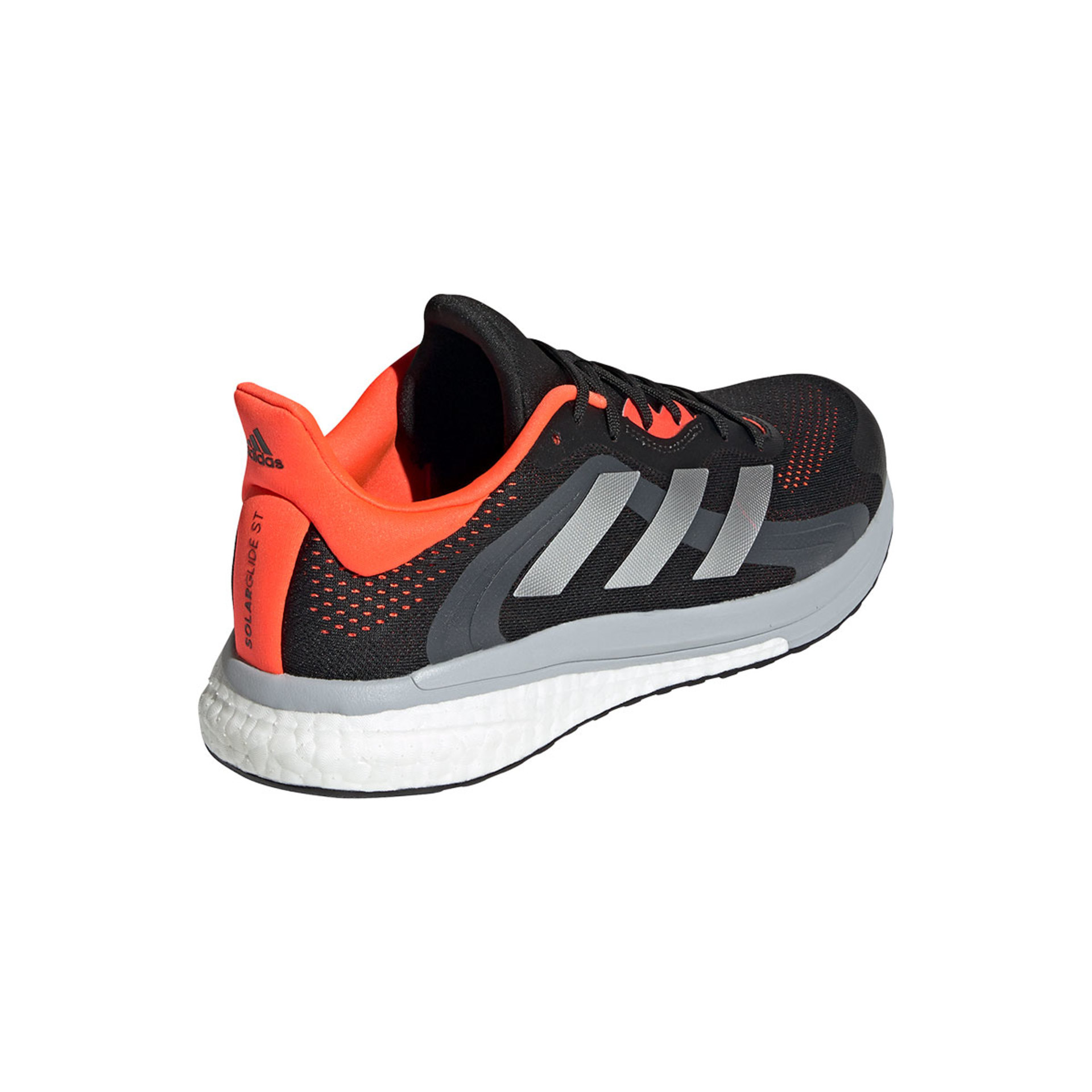 adidas Solar Glide 4 ST Hardloopschoenen Zwart/Grijs/Rood Heren