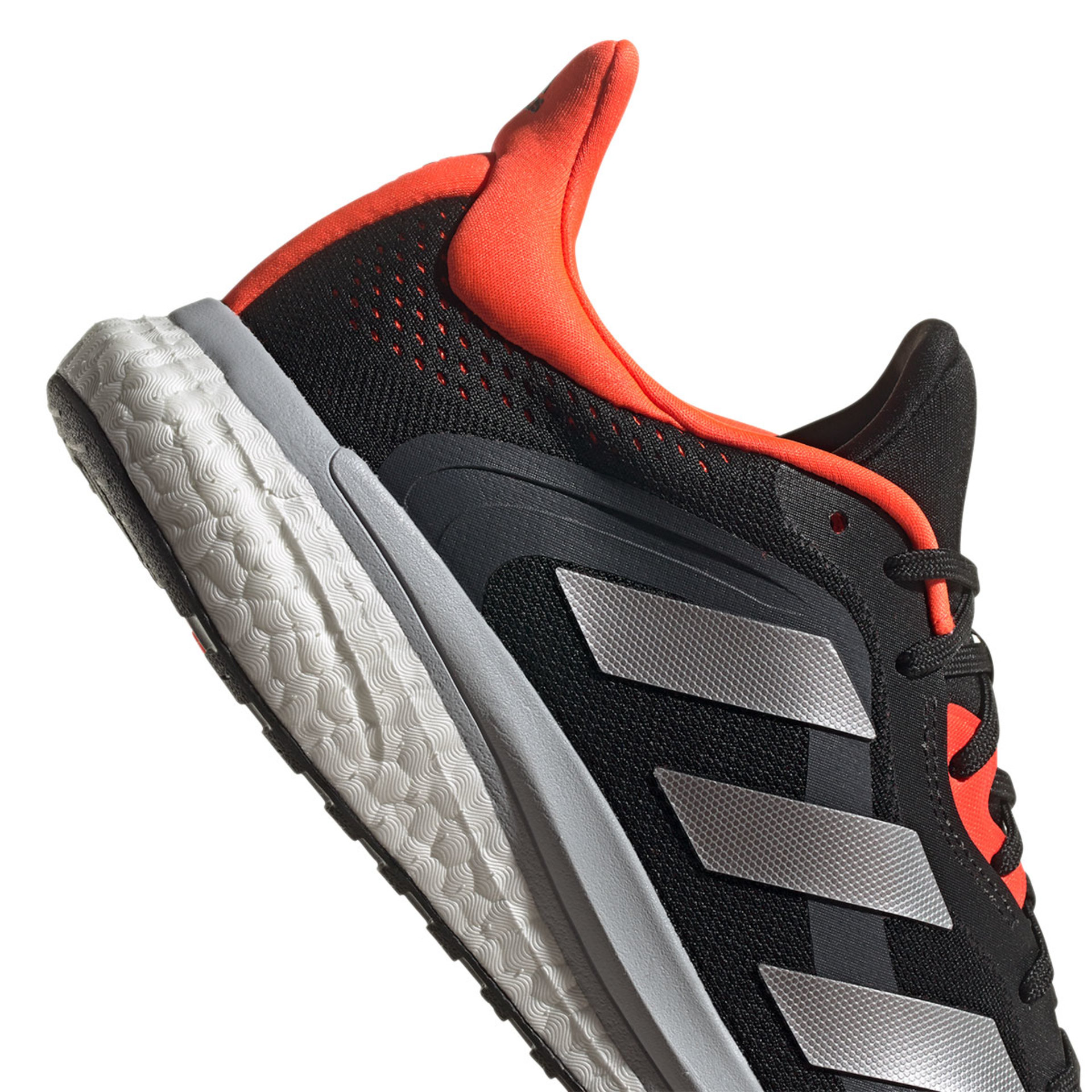 adidas Solar Glide 4 ST Hardloopschoenen Zwart/Grijs/Rood Heren