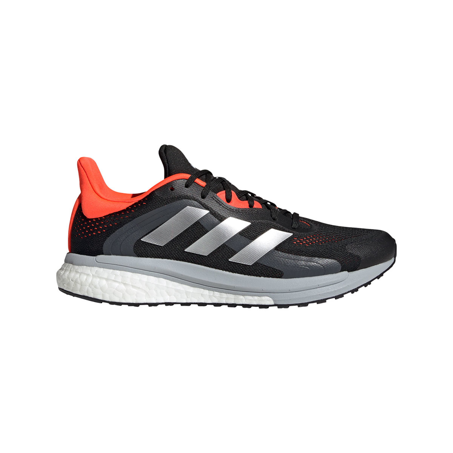 adidas Solar Glide 4 ST Hardloopschoenen Zwart/Grijs/Rood Heren