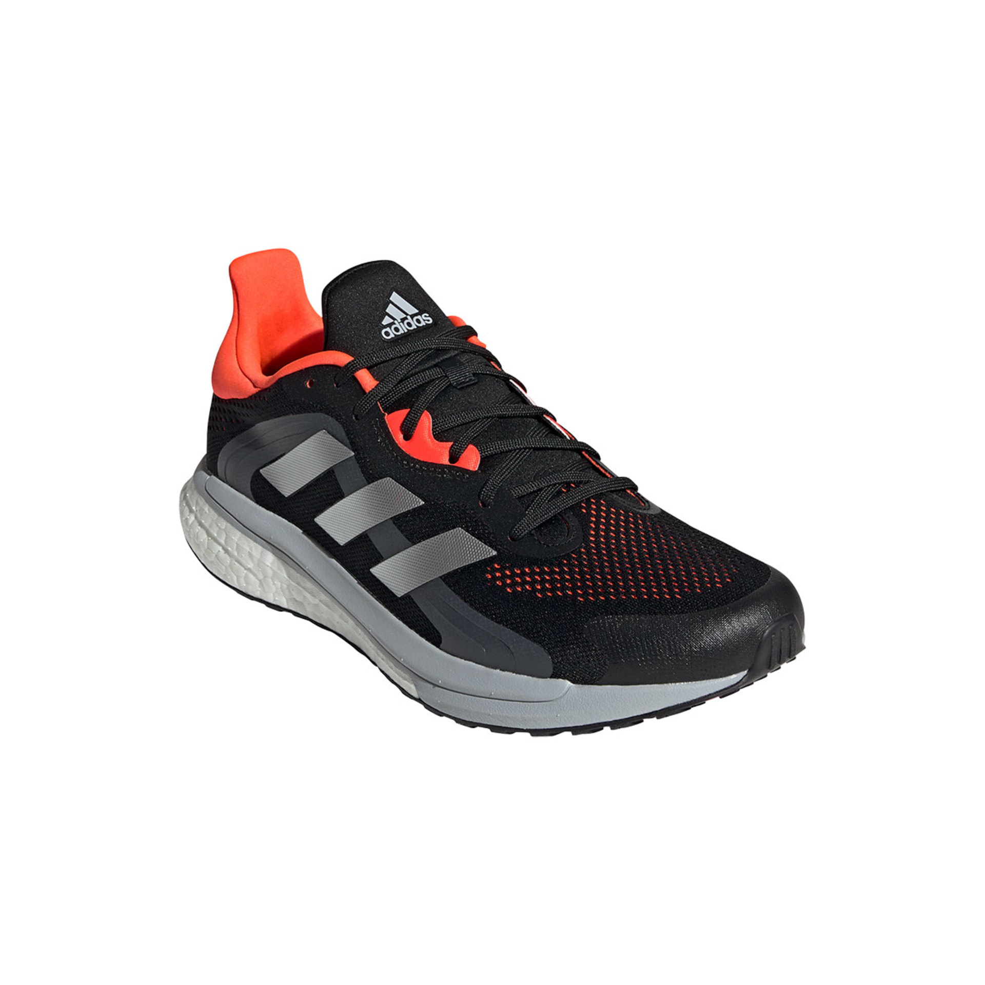 adidas Solar Glide 4 ST Hardloopschoenen Zwart/Grijs/Rood Heren