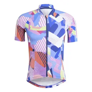 adidas ESS PC Fietsshirt Korte Mouwen Paars/Multi Heren