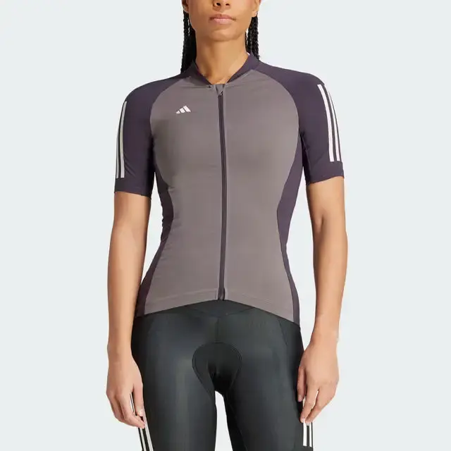 adidas Essential Fietsshirt Korte Mouwen Grijs/Zwart Dames