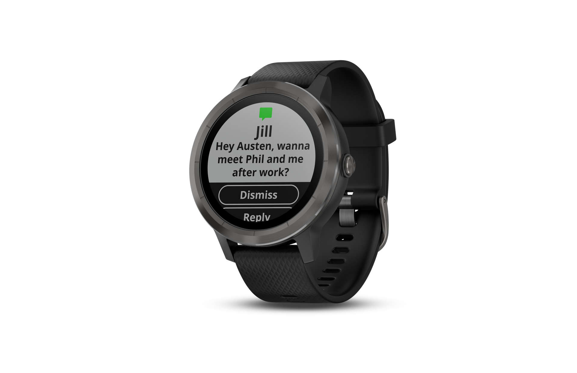 Garmin Vivoactive 3 Leisteen Zwart