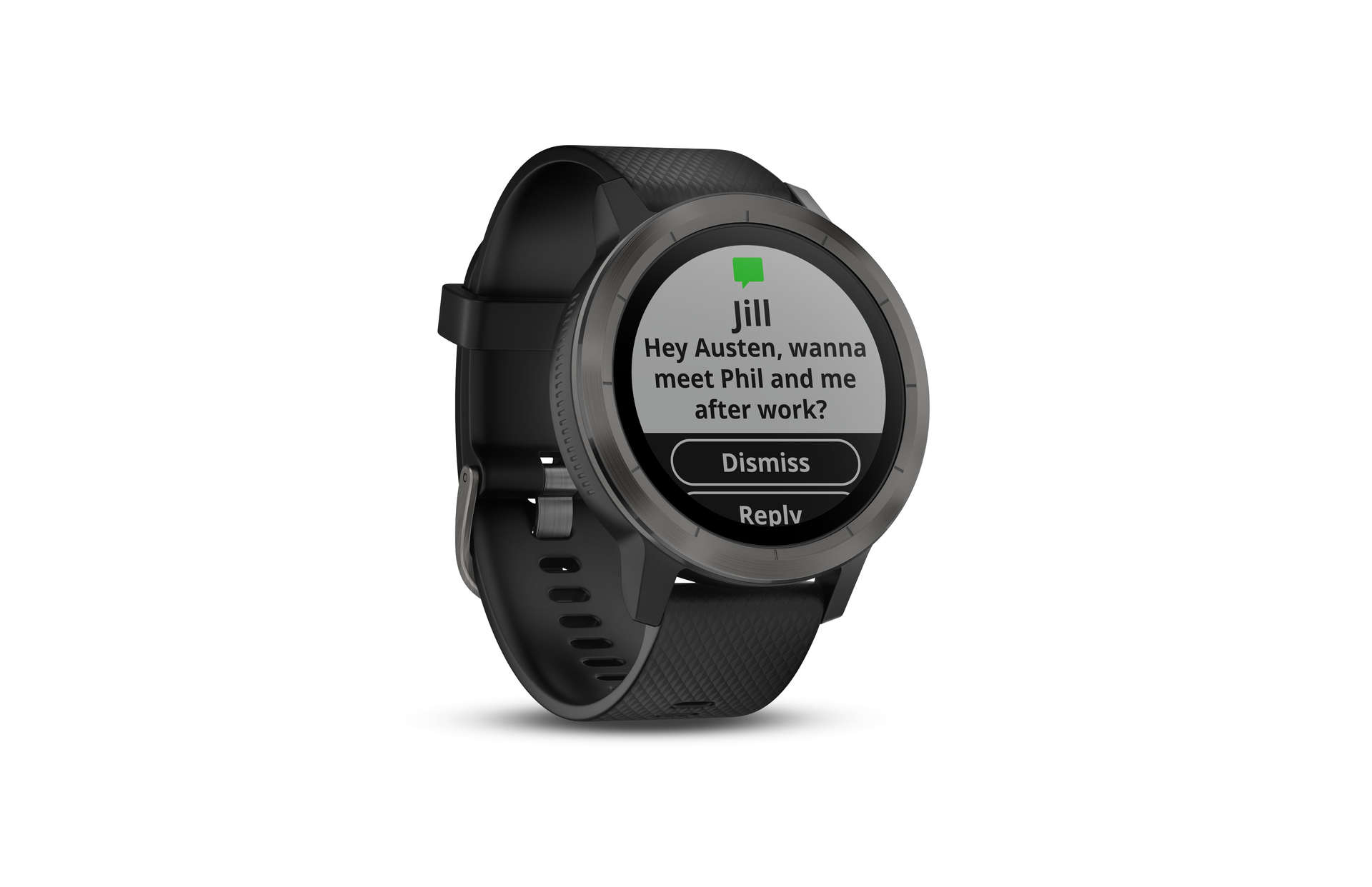 Garmin Vivoactive 3 Leisteen Zwart