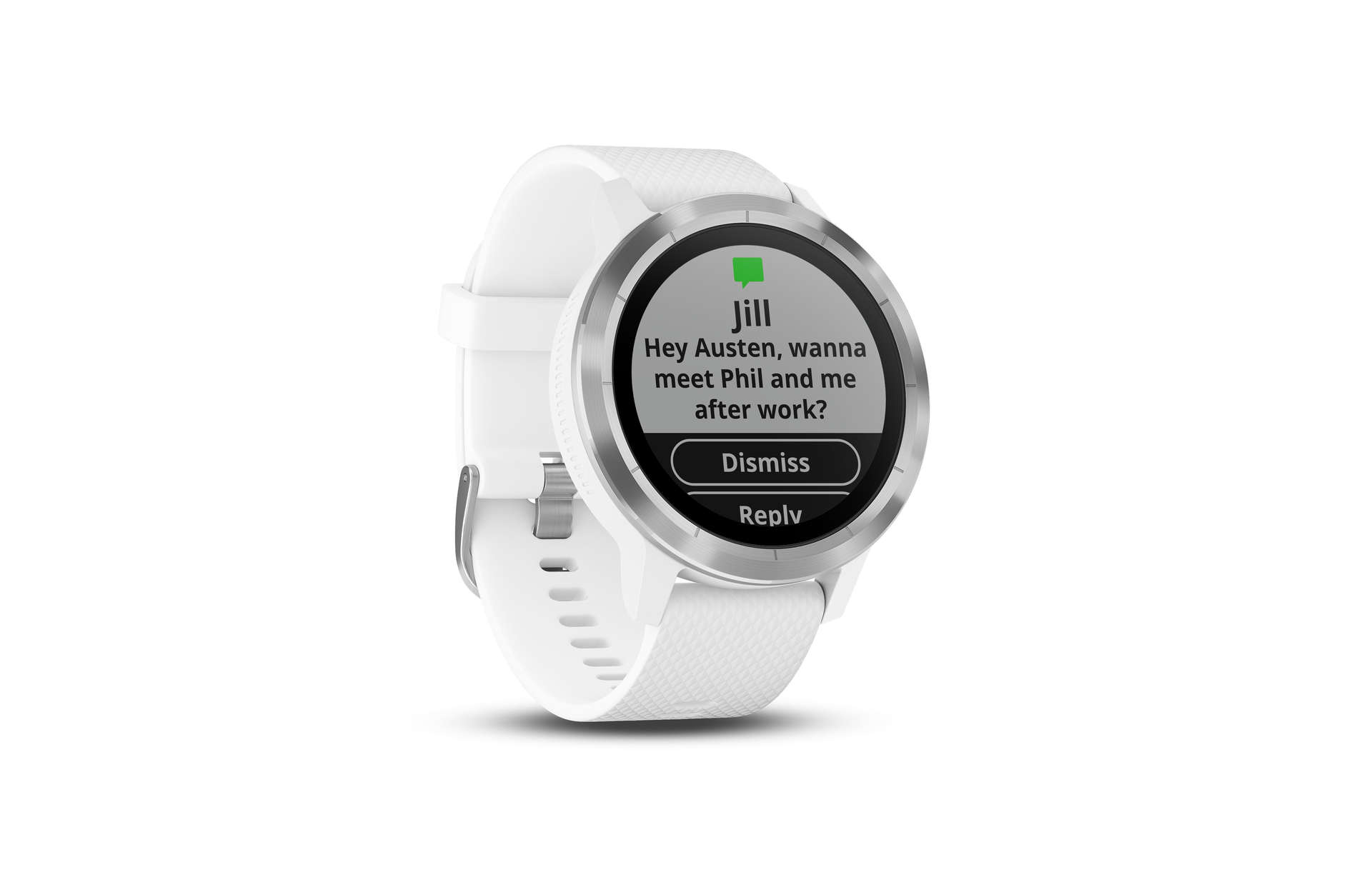 Garmin Vivoactive 3 RVS Wit