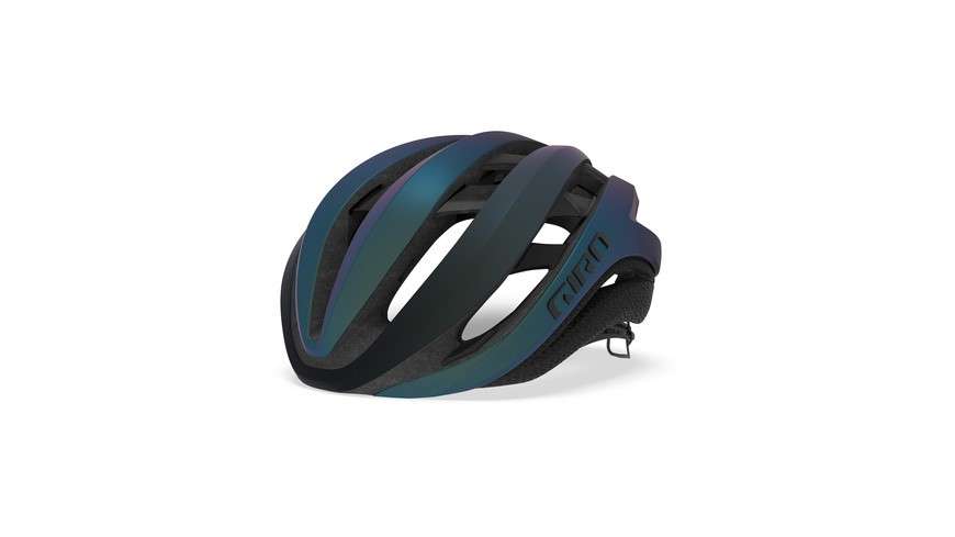 Giro Aether Spherical MIPS Race Fietshelm Mat Zwart/Blauw