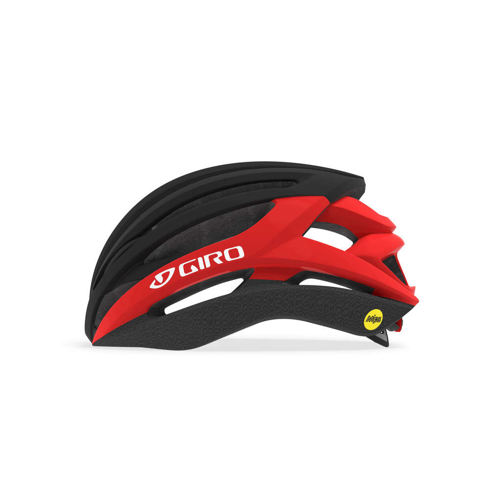 Giro Syntax MIPS Race Fietshelm Mat Zwart/Rood