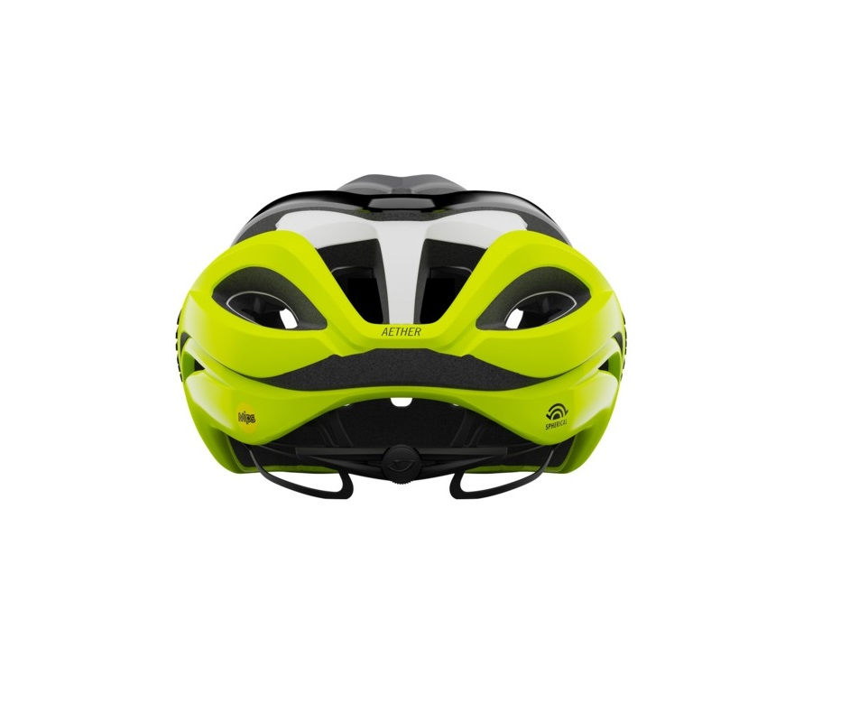 Giro Aether Spherical MIPS Race Fietshelm Zwart/Geel