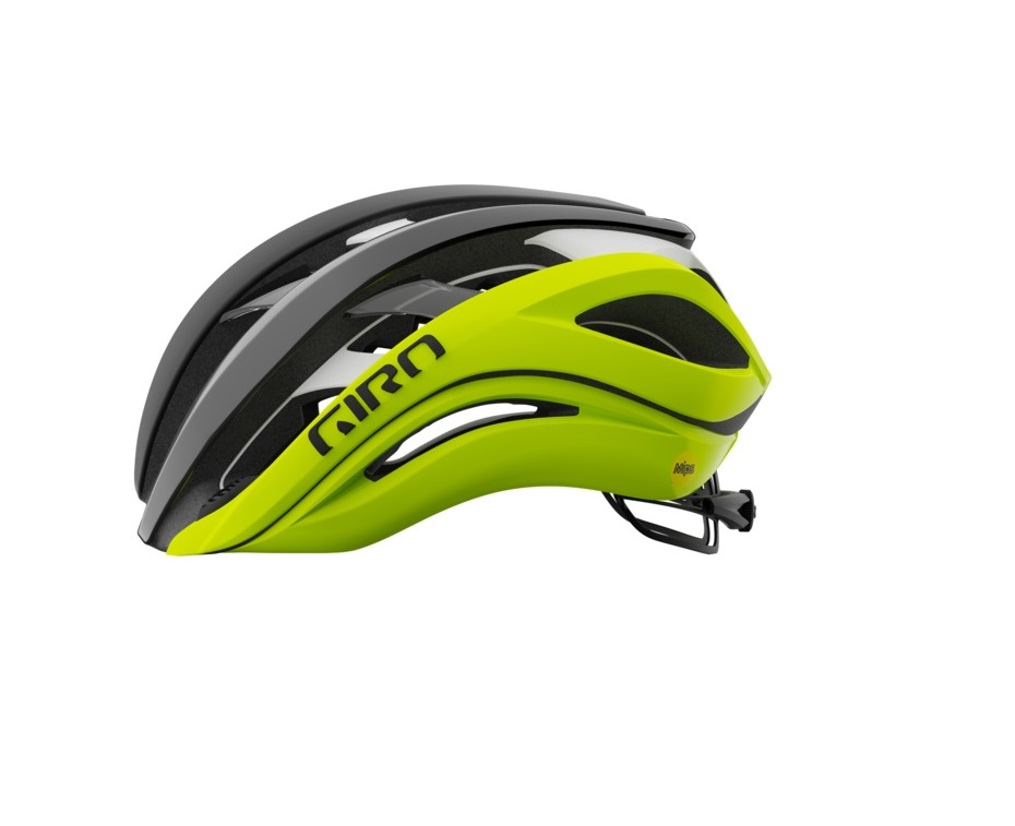 Giro Aether Spherical MIPS Race Fietshelm Zwart/Geel