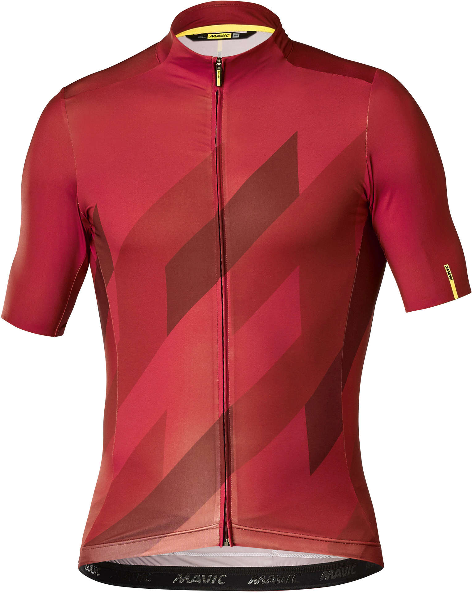 Mavic Cosmic Mosaic Fietsshirt Korte Mouwen Rood Heren