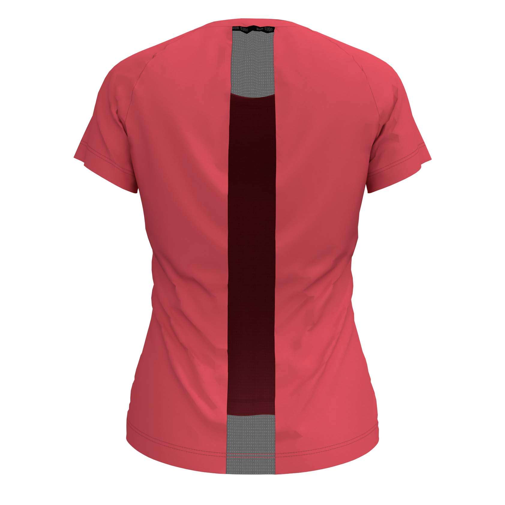 Odlo Ceramicool Element BL Hardloopshirt Korte Mouwen Rood Dames