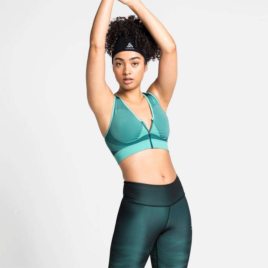 Odlo Seamless High Sport Beha Groen Dames