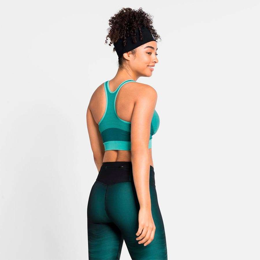 Odlo Seamless High Sport Beha Groen Dames