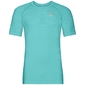 Odlo Essential Seamless Hardloopshirt Crew Neck Korte Mouwen Celeste Dames