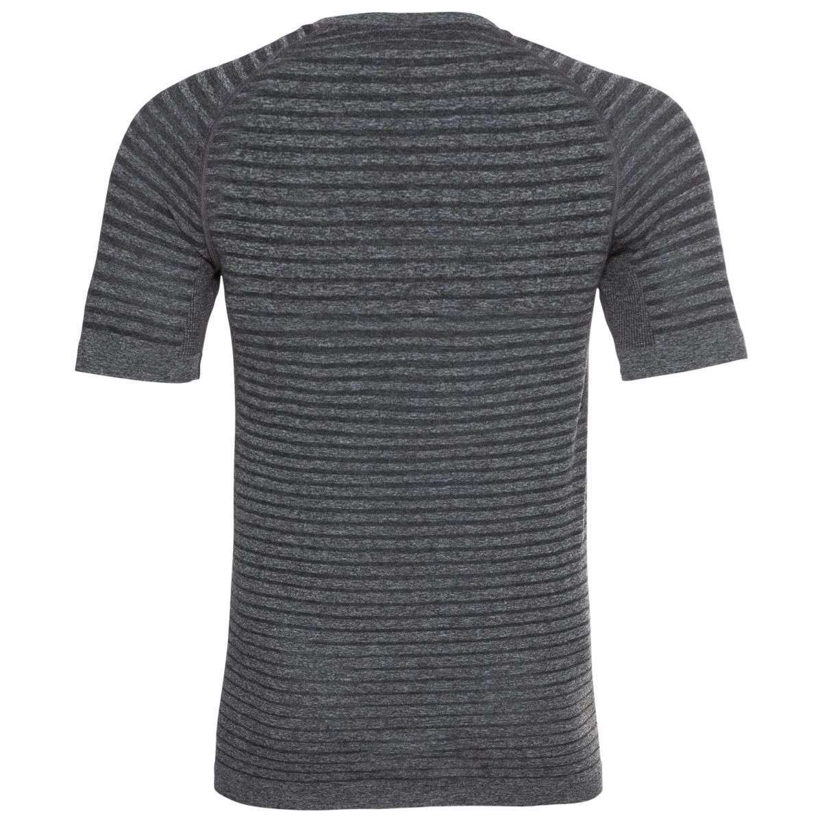 Odlo Essential Seamless Crew Neck Hardloopshirt Korte Mouwen Grijs  Dames