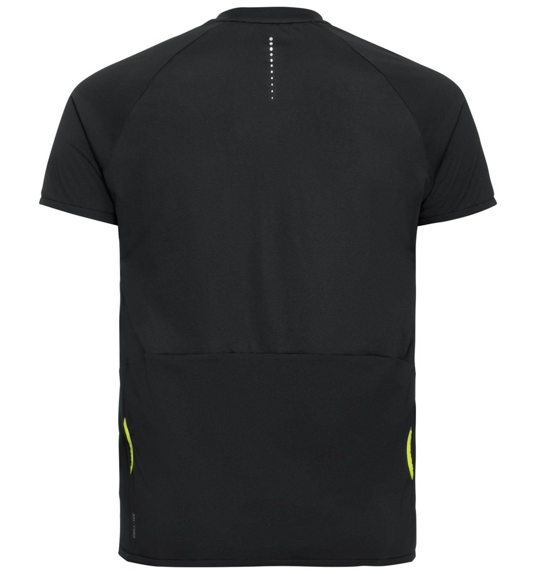 Odlo Axalp Trail Hardloopshirt Korte Mouwen Zwart/Fluo Geel Heren