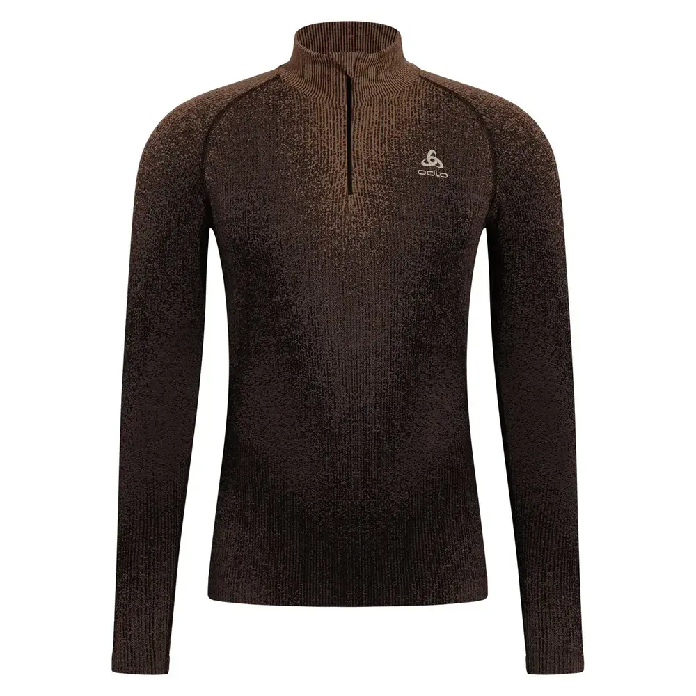 Odlo Blackcomb Eco Turtle Thermoshirt Lange Mouwen Bruin Heren