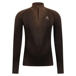 Odlo Blackcomb Eco Turtle Thermoshirt Lange Mouwen Bruin Heren